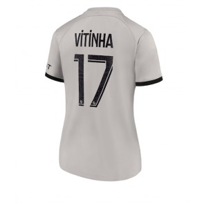 Paris Saint-Germain Vitinha Ferreira #17 kläder Kvinnor 2022-23 Bortatröja Kortärmad